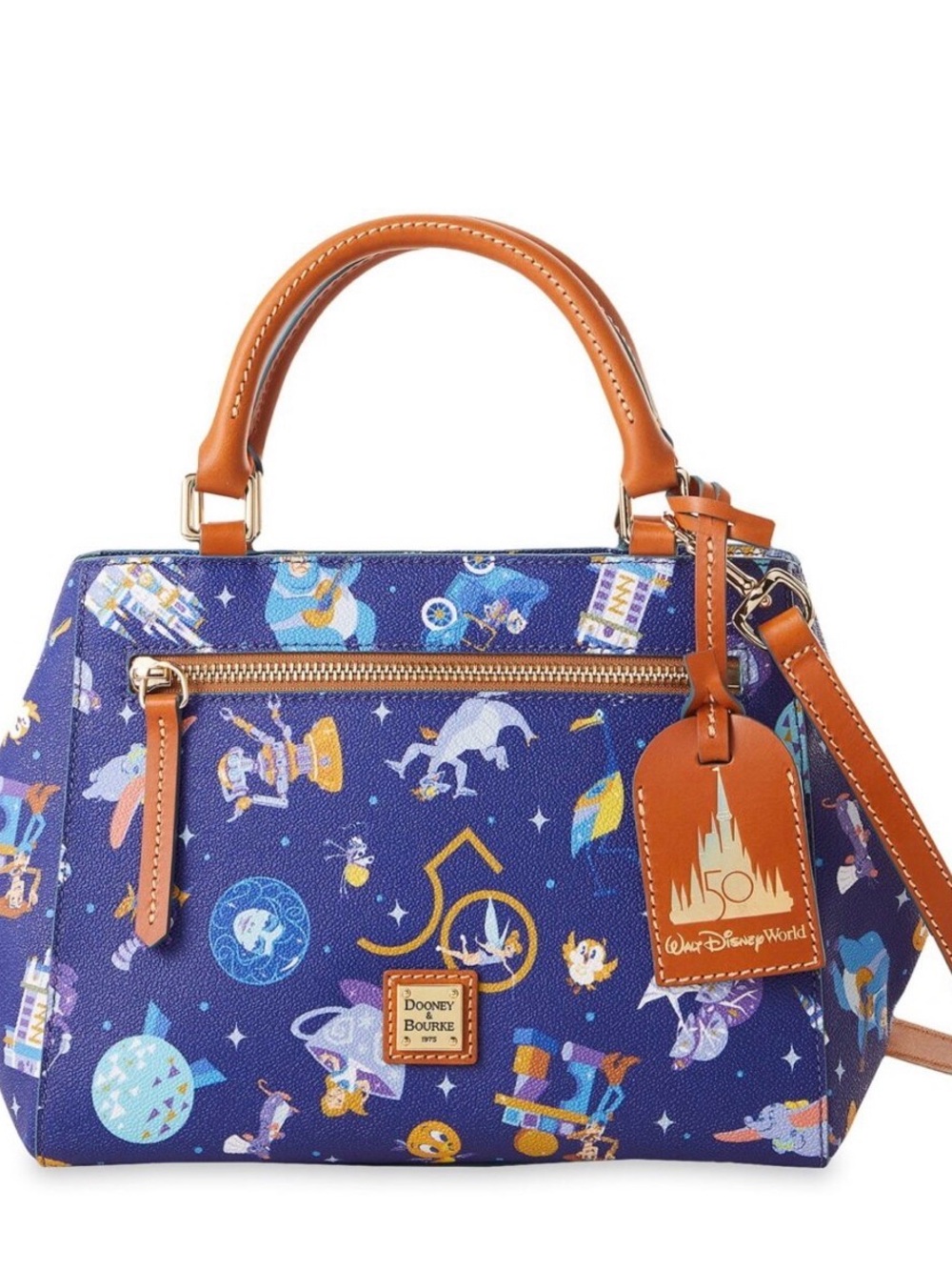 Walt Disney World 50th Anniversary Celebration Satchel by Disney Dooney & Bourke